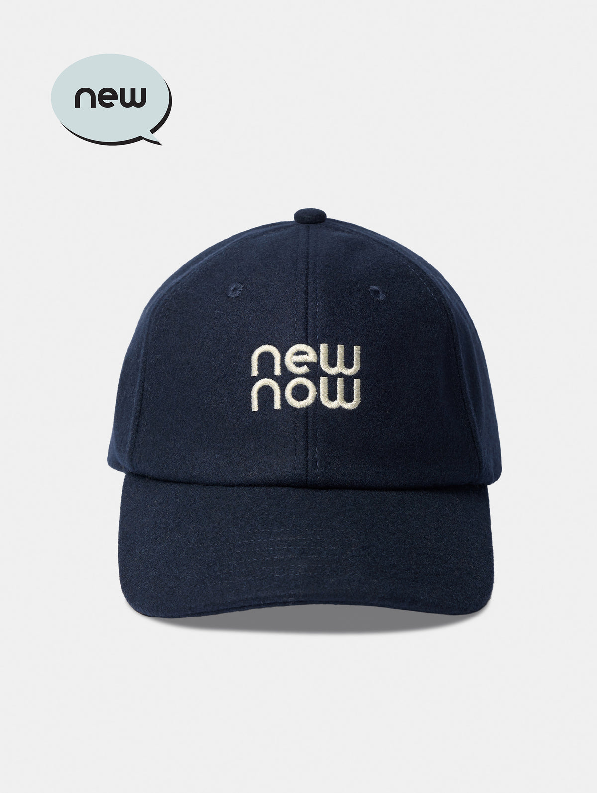 newnow Wool Logo Cap