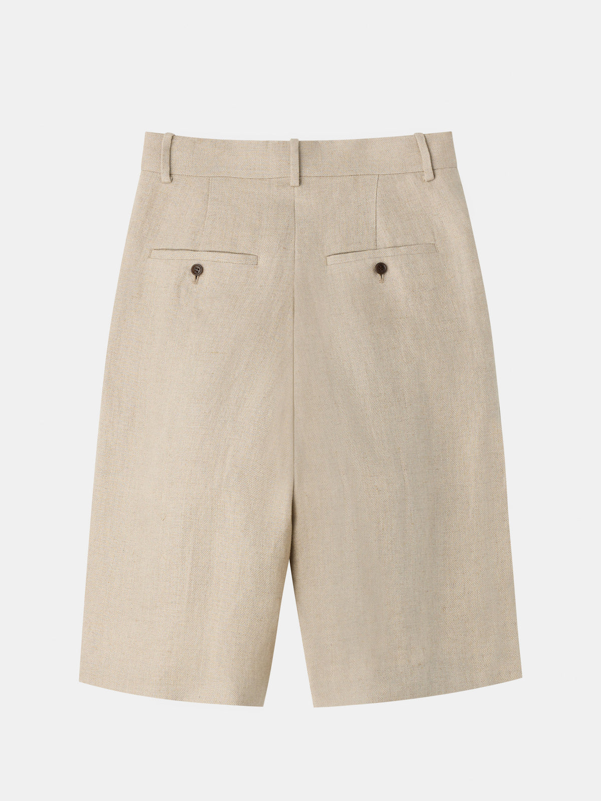 WASHABLE LINEN SHORTS