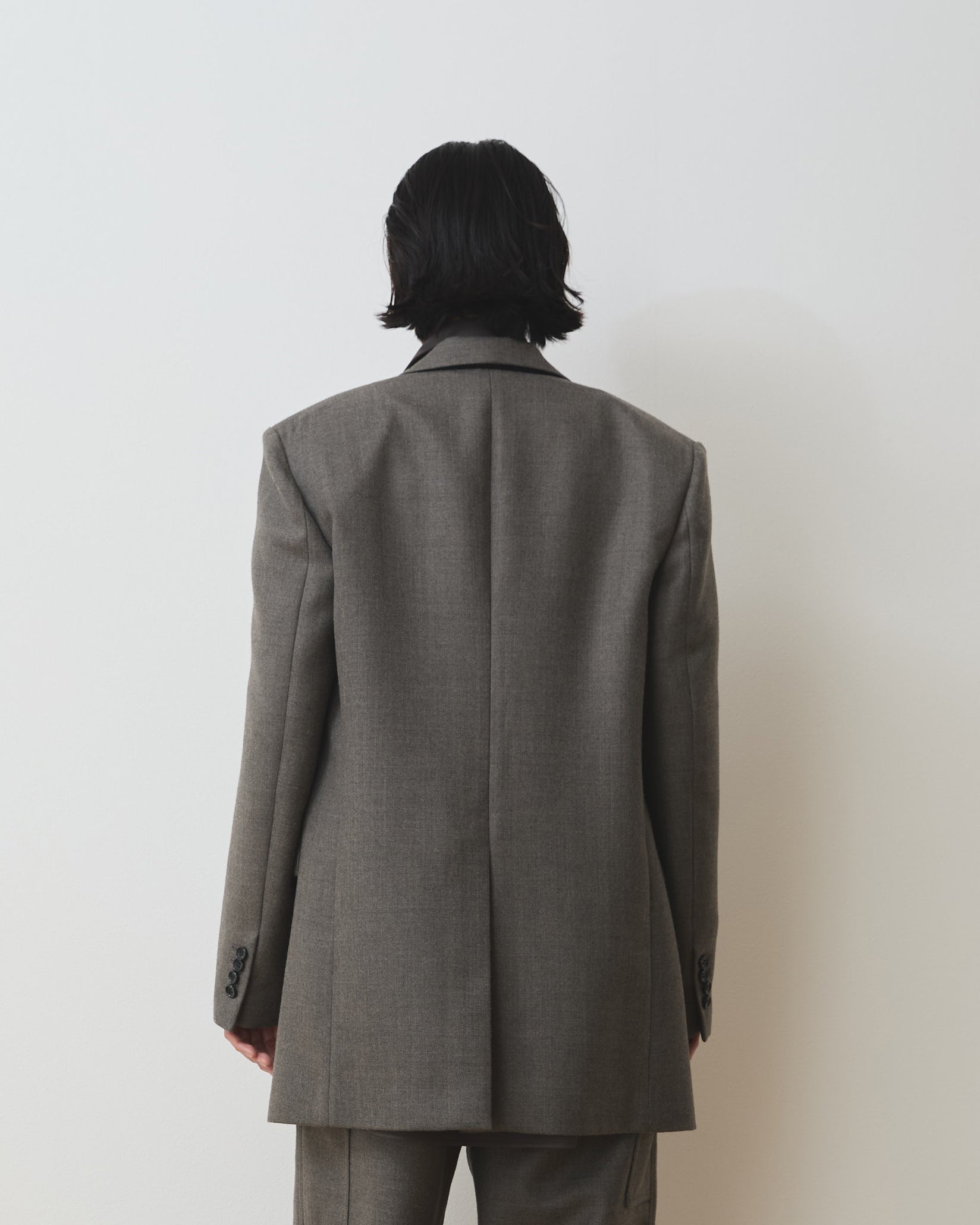 TWEEDY DOUBLE-BREASTED JACKET
