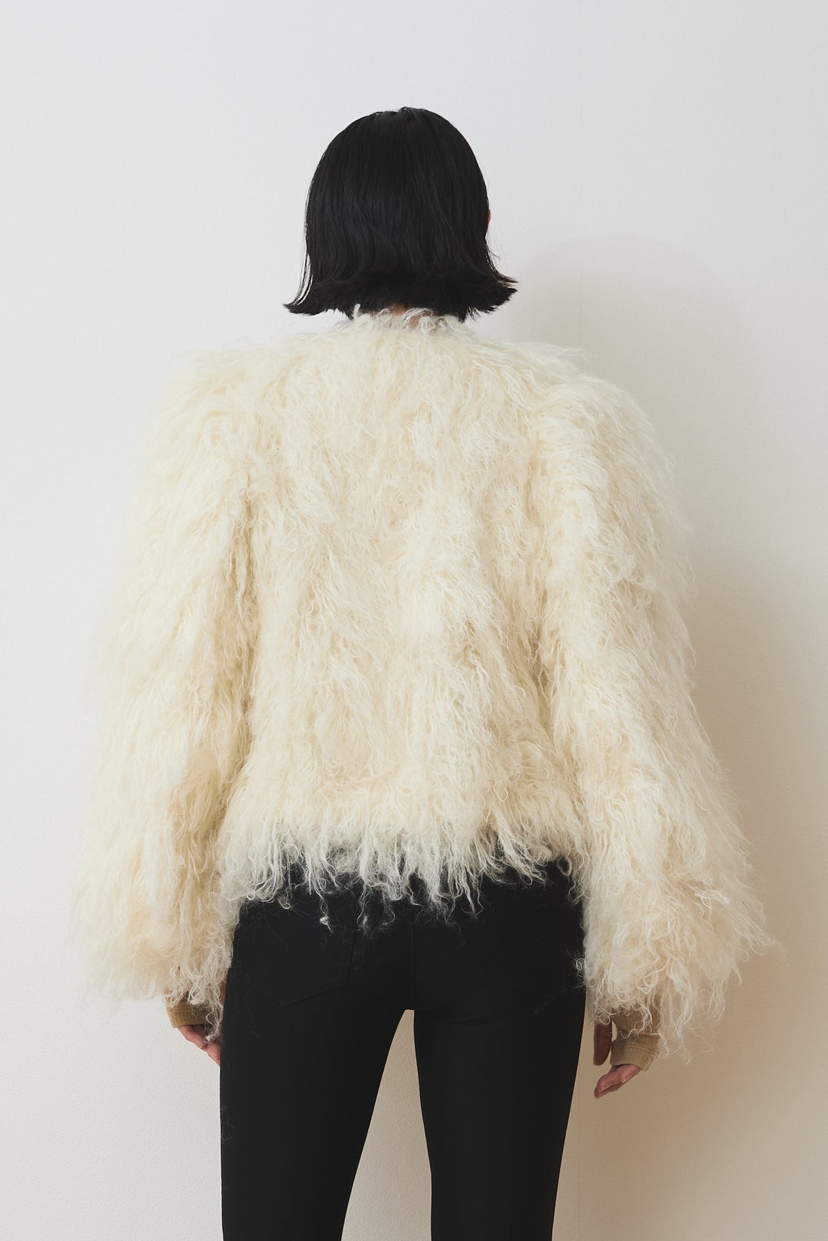 FUR SHAGGY SHORT JACKET