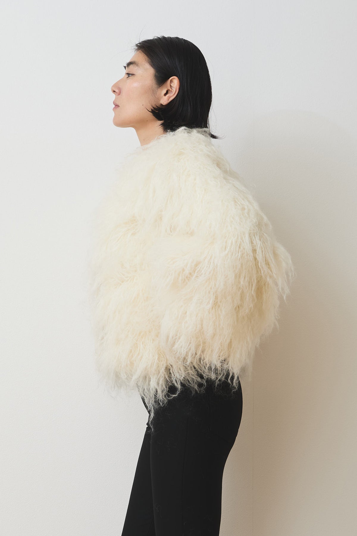 FUR SHAGGY SHORT JACKET