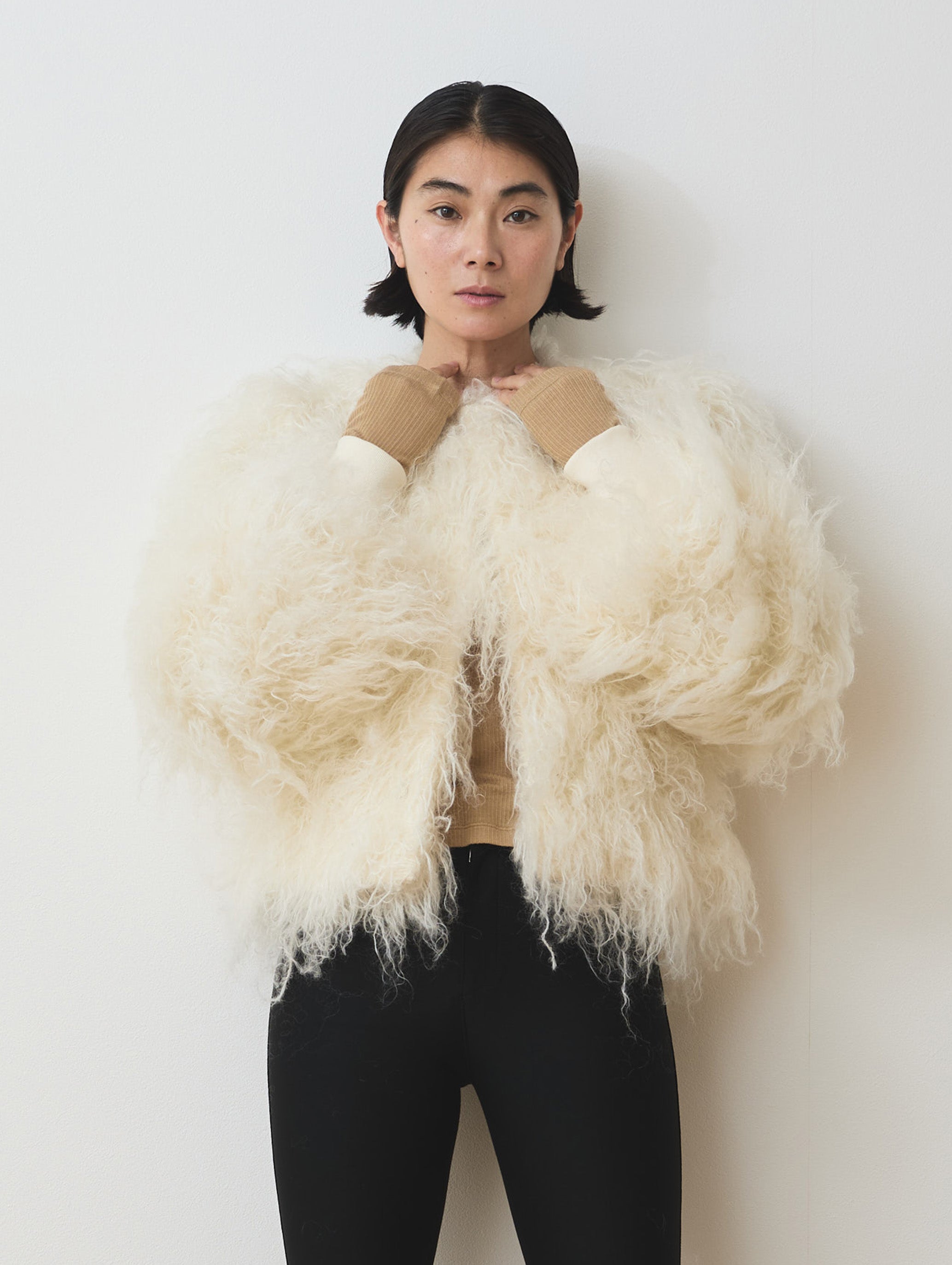 FUR SHAGGY SHORT JACKET