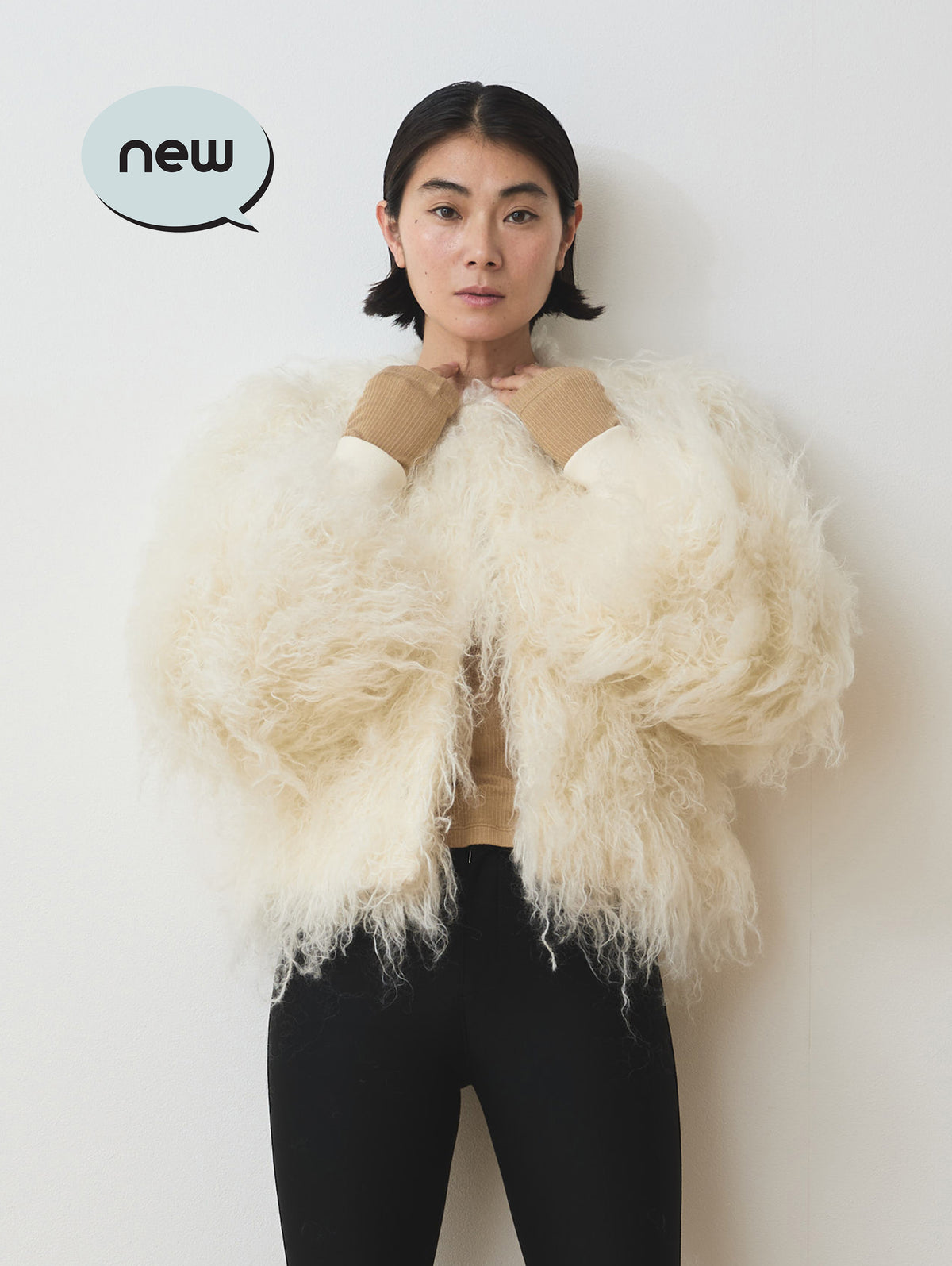 FUR SHAGGY SHORT JACKET