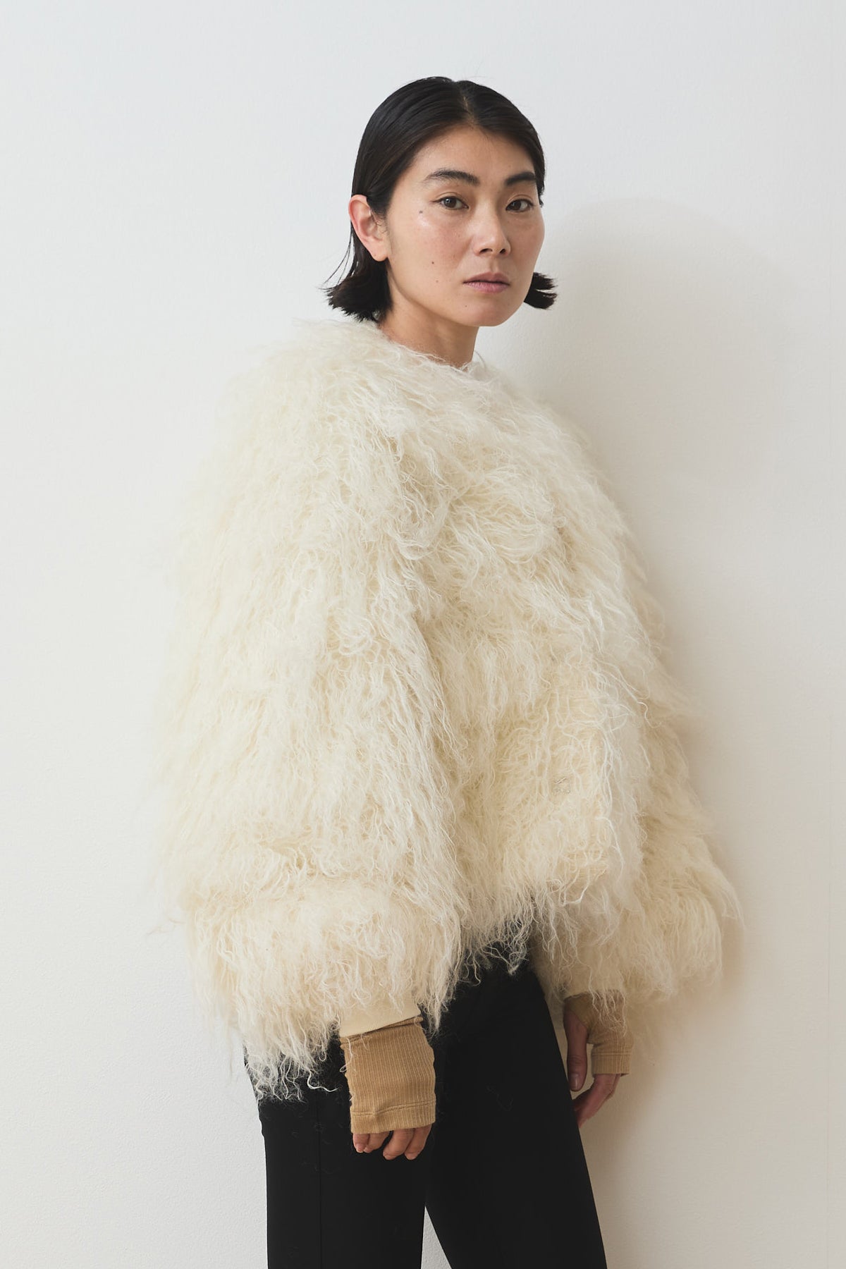 FUR SHAGGY SHORT JACKET
