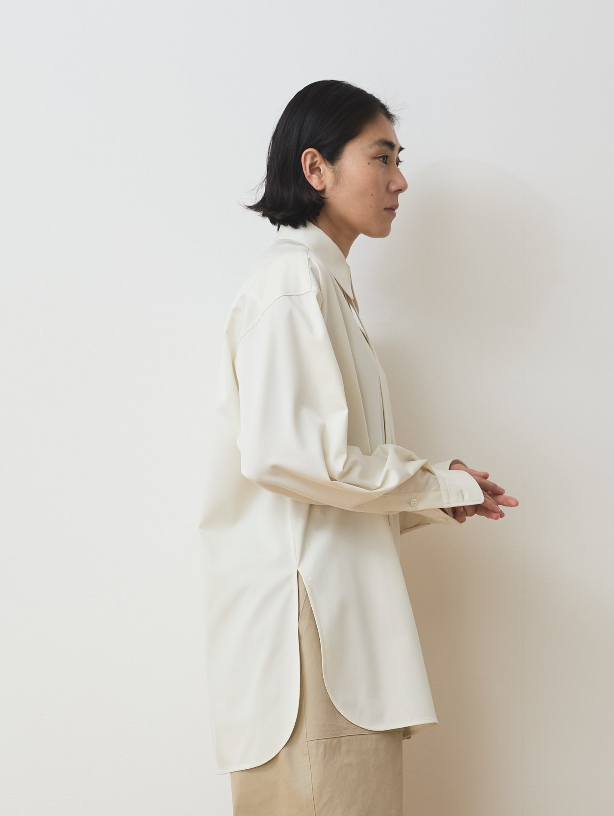 TIE PLACKET SHIRT