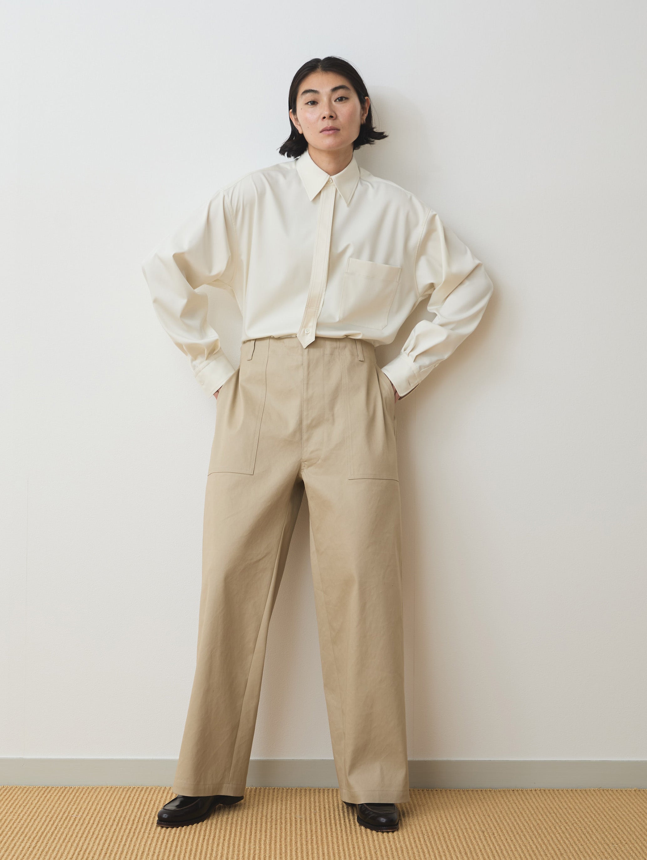 TIE PLACKET SHIRT
