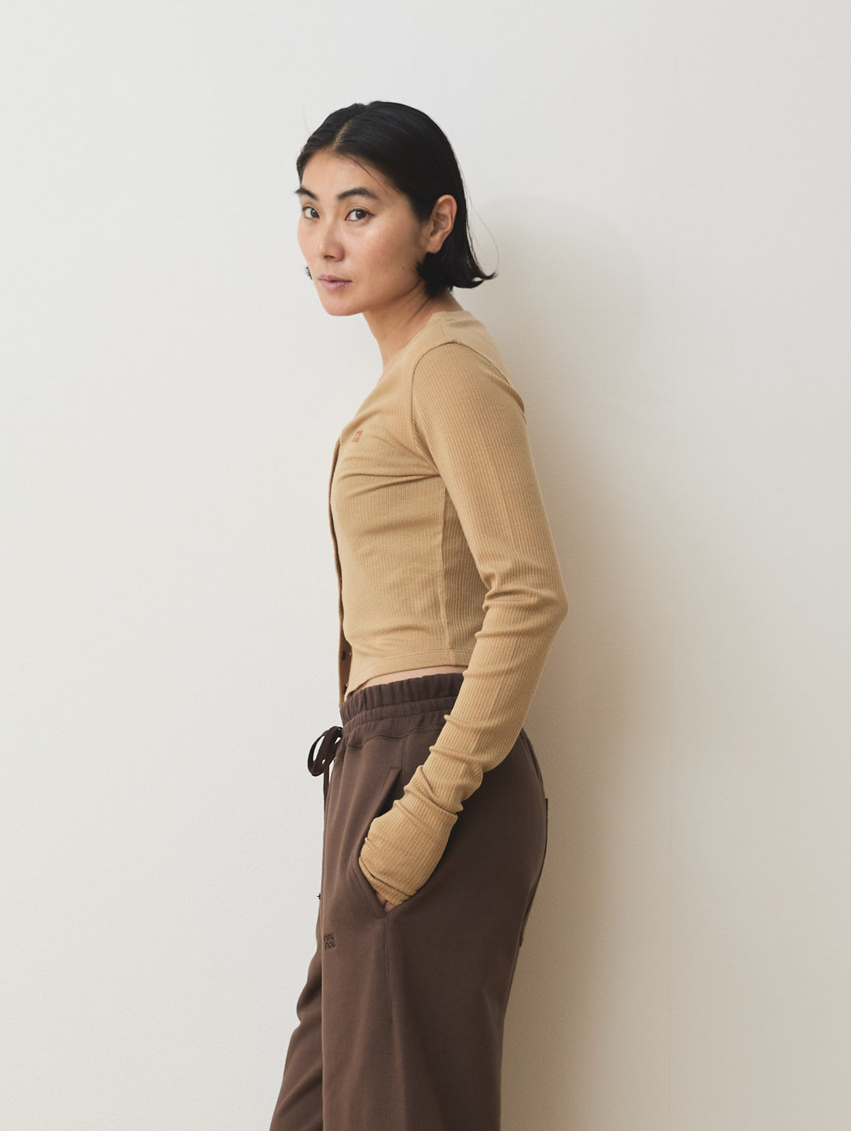 CASHMERE BLENDED CARDIGAN
