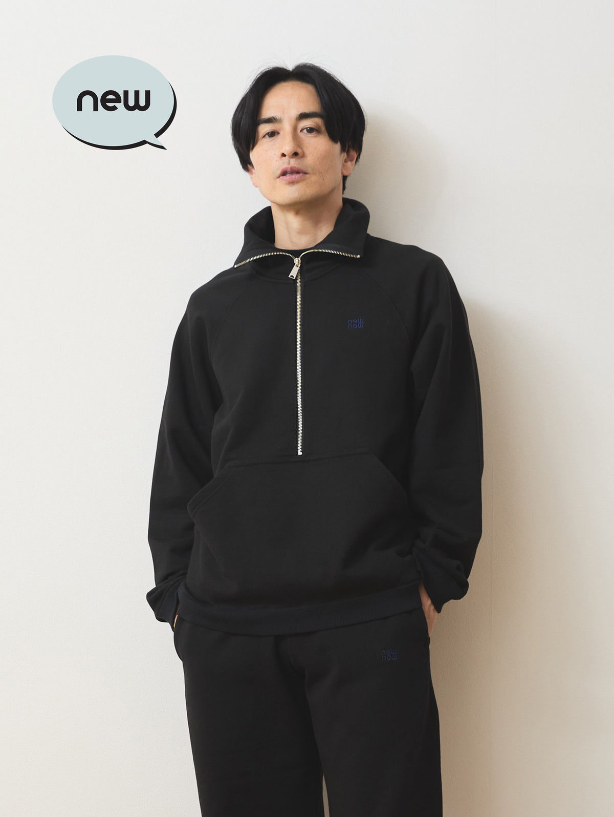 SIGNATURE HALF ZIP SWEAT